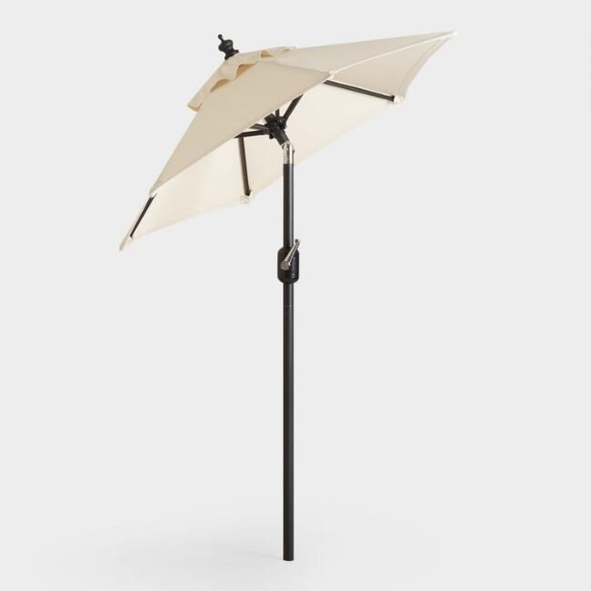 Black 5 Ft Outdoor Tilting Umbrella Frame - V1 | Outdoor Umbrella ... in Unveiling the Mechanics of a Steel 5 Foot Tilting Patio Umbrella Frame