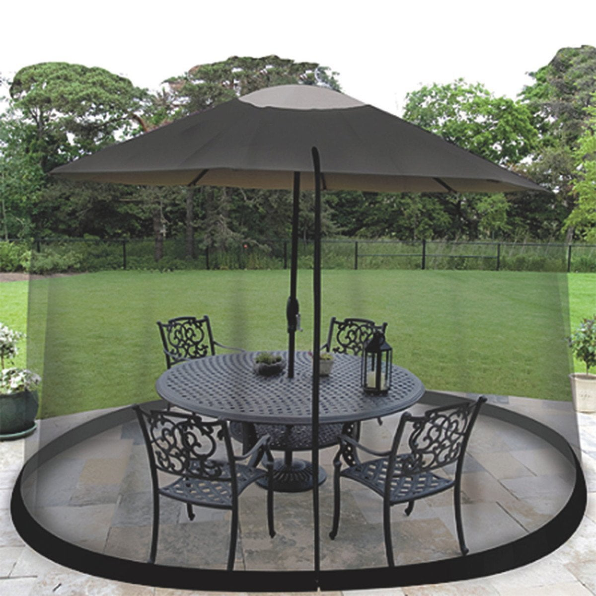 Patio Table Umbrella throughout Caring for Your All Weather Side Table Longevity and Maintenance Tips