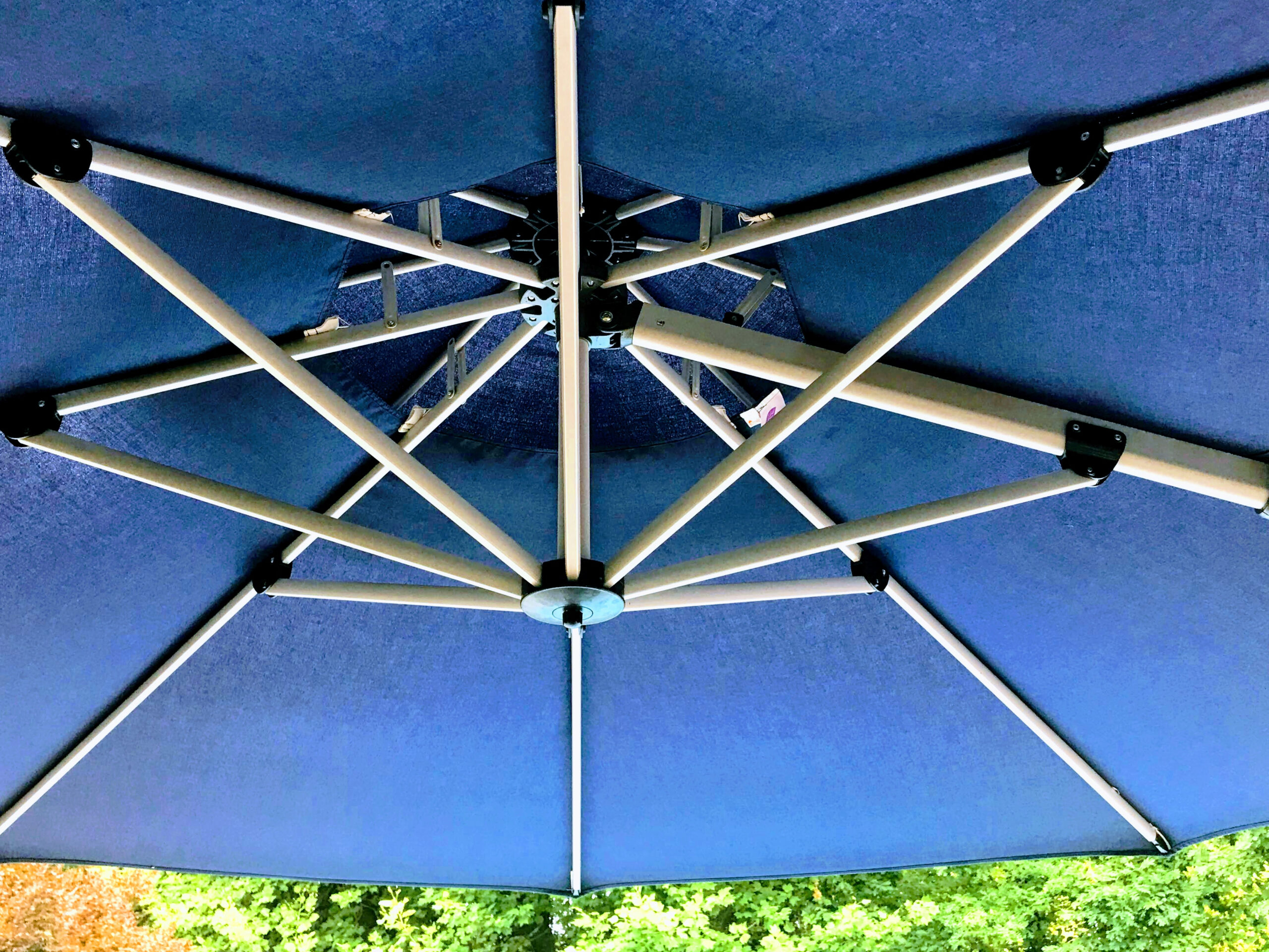Patio Umbrella Frame - Durable Aluminum Or Classic Wood? intended for Steel 5 Foot Tilting Patio Umbrella Frame And Pole