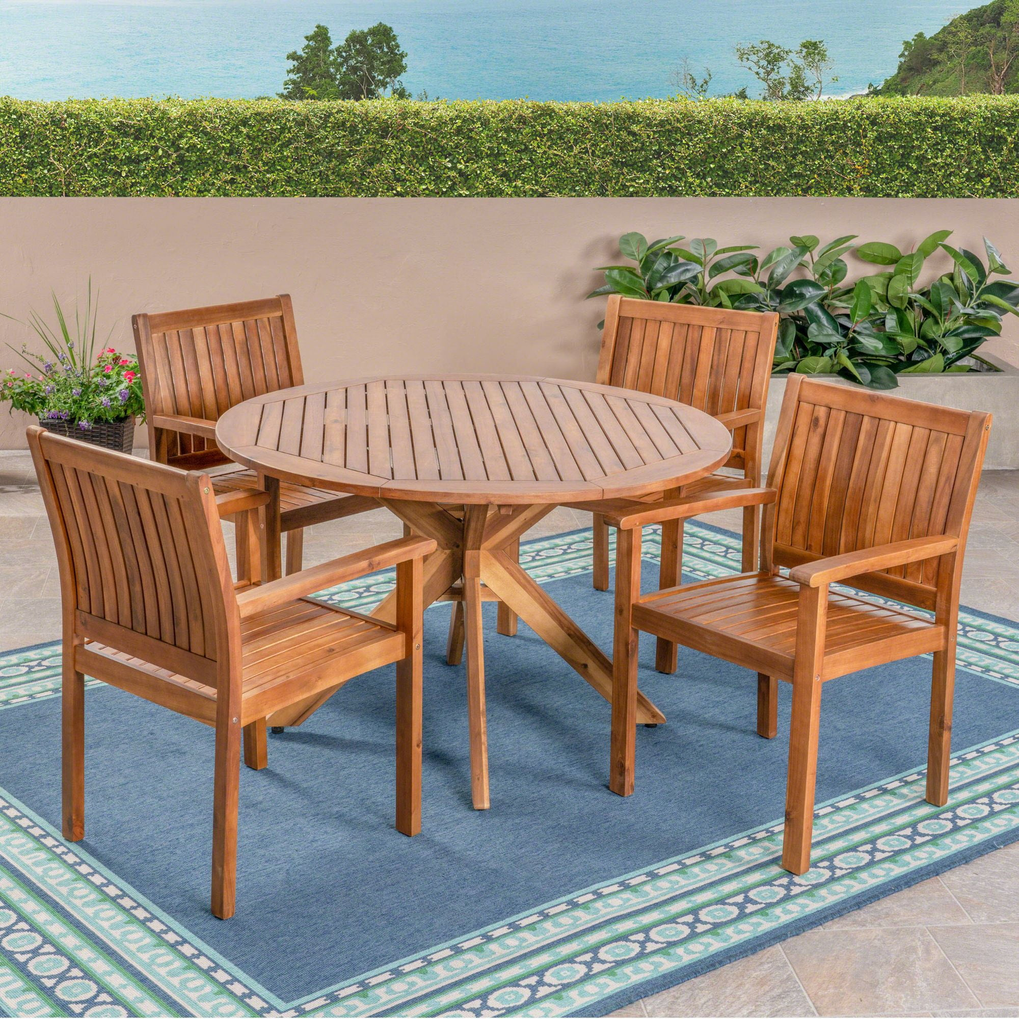 Huntington Teak Longevity Tips for Your Outdoor Dining Set