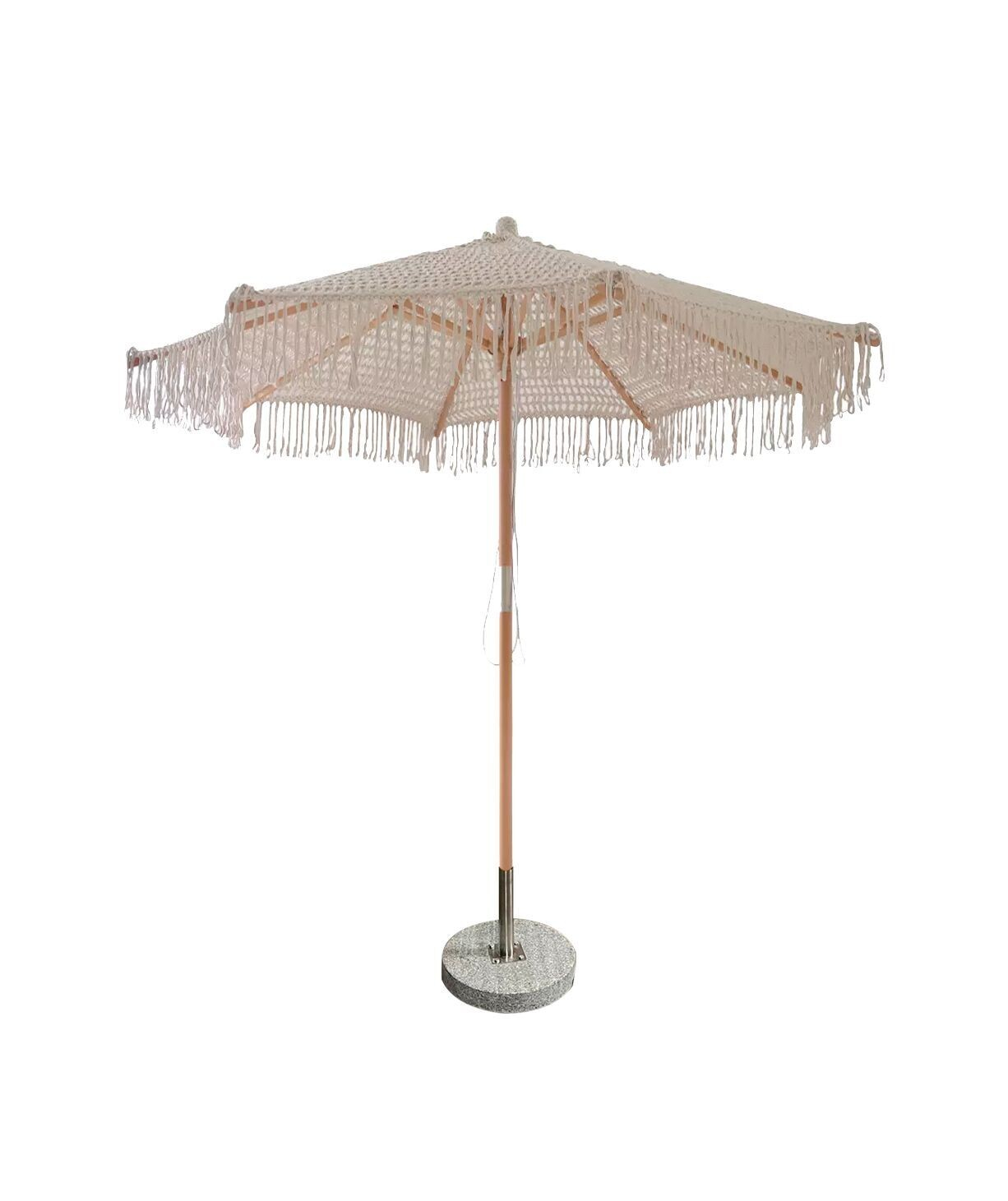 Macrame Umbrella inside Exploring the Design and Functionality of 9-Foot Replacement Canopies