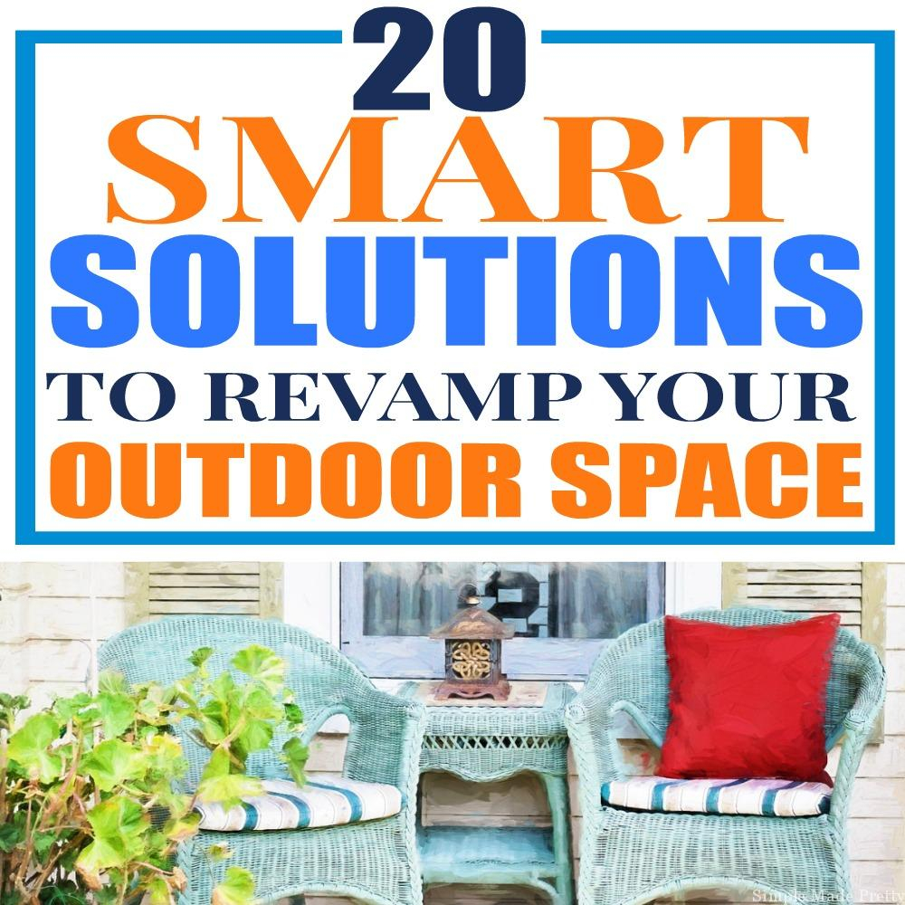 20 Ways To Revitalize Your Outdoor Space For Spring - Simple Made Pretty throughout Revitalize Your Outdoor Space with a Scalloped 9 Foot Canopy Natural Blue