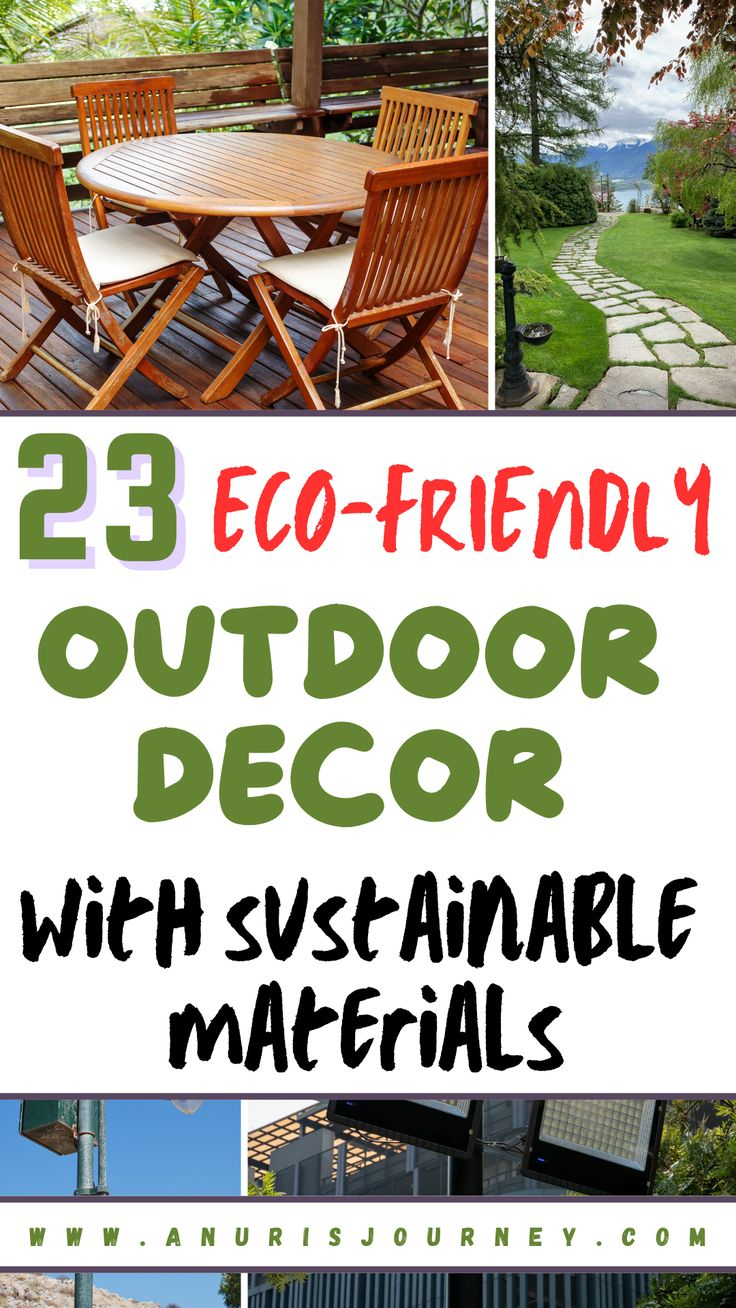 Sustainable Garden Decor Ideas for a Greener Backyard