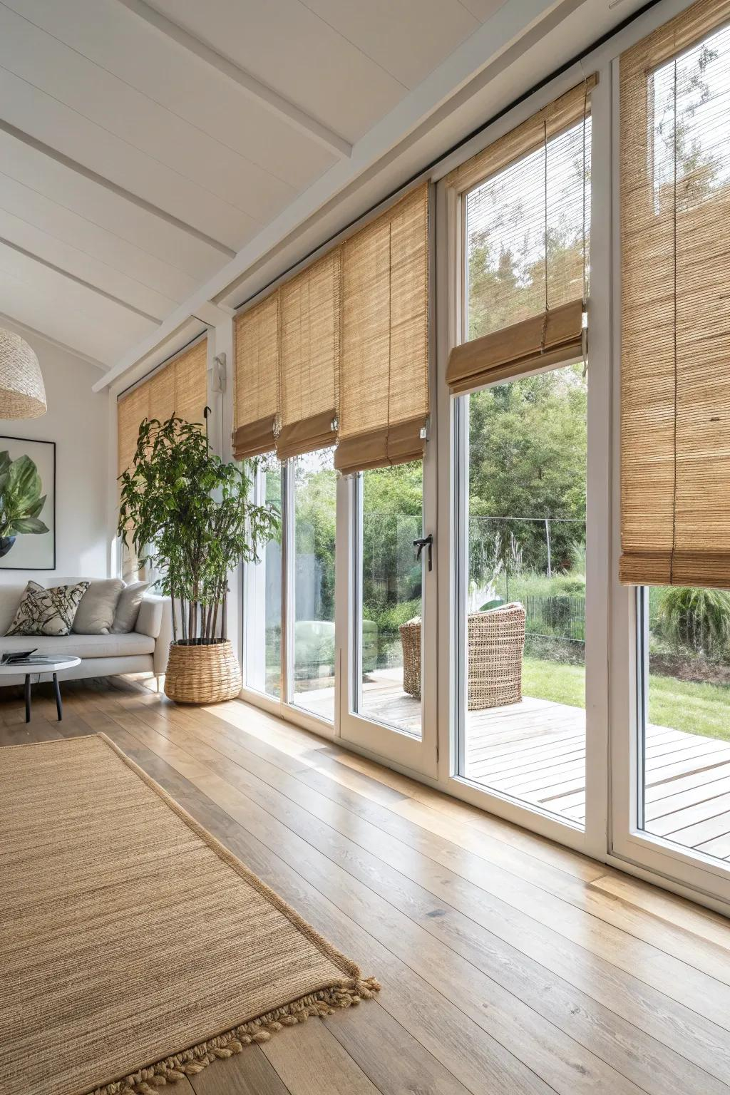 Balancing Sunlight and Seclusion with Sustainable Window Treatments