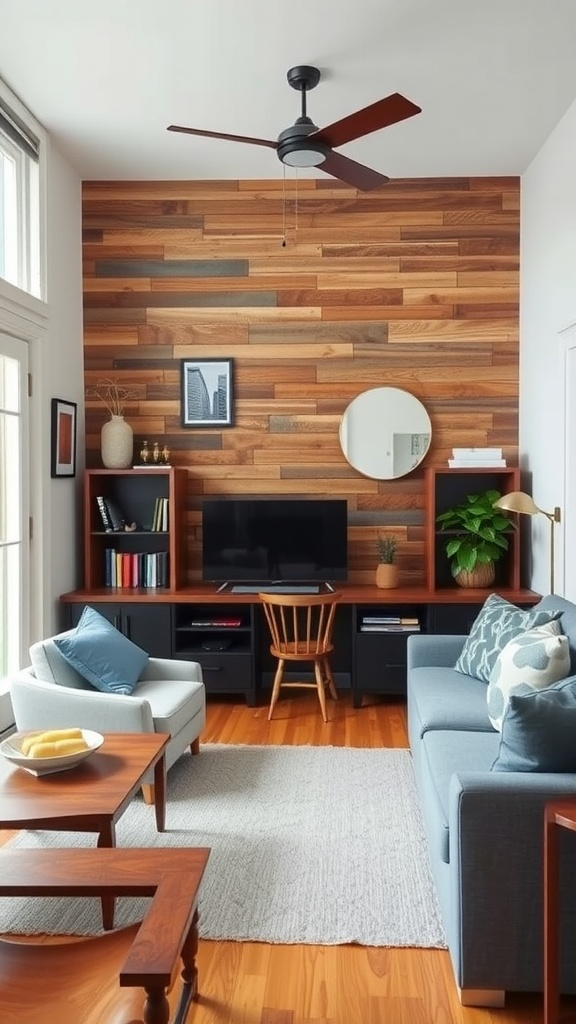 How to Use Reclaimed Wood to Make Tiny Spaces Feel Warm and Spacious