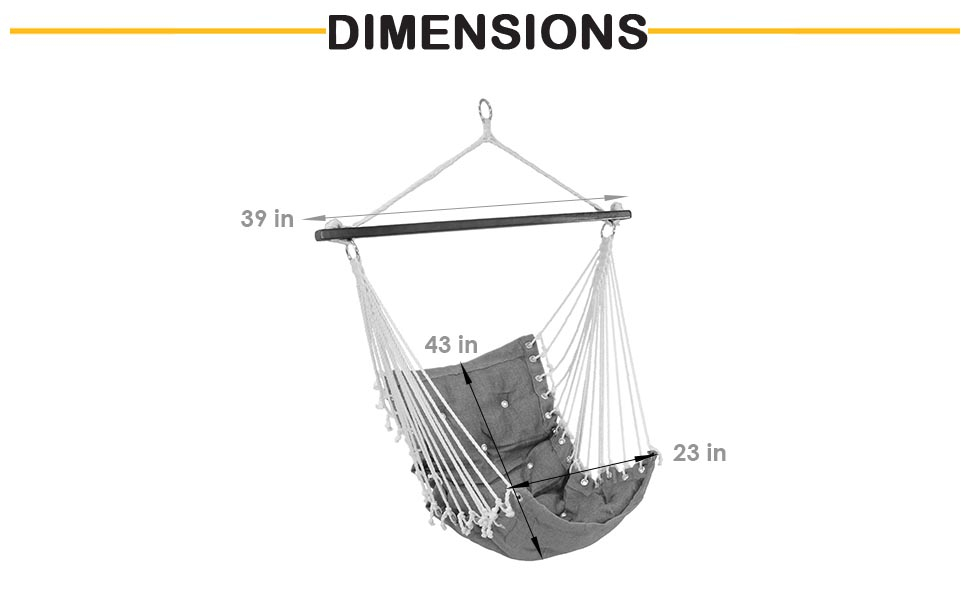 Amazon.com: Sunnydaze Tufted Victorian Large Hanging Hammock Chair ... in Sunnydaze Tufted Victorian Hammock Chair Swing, 300-Pound Limit