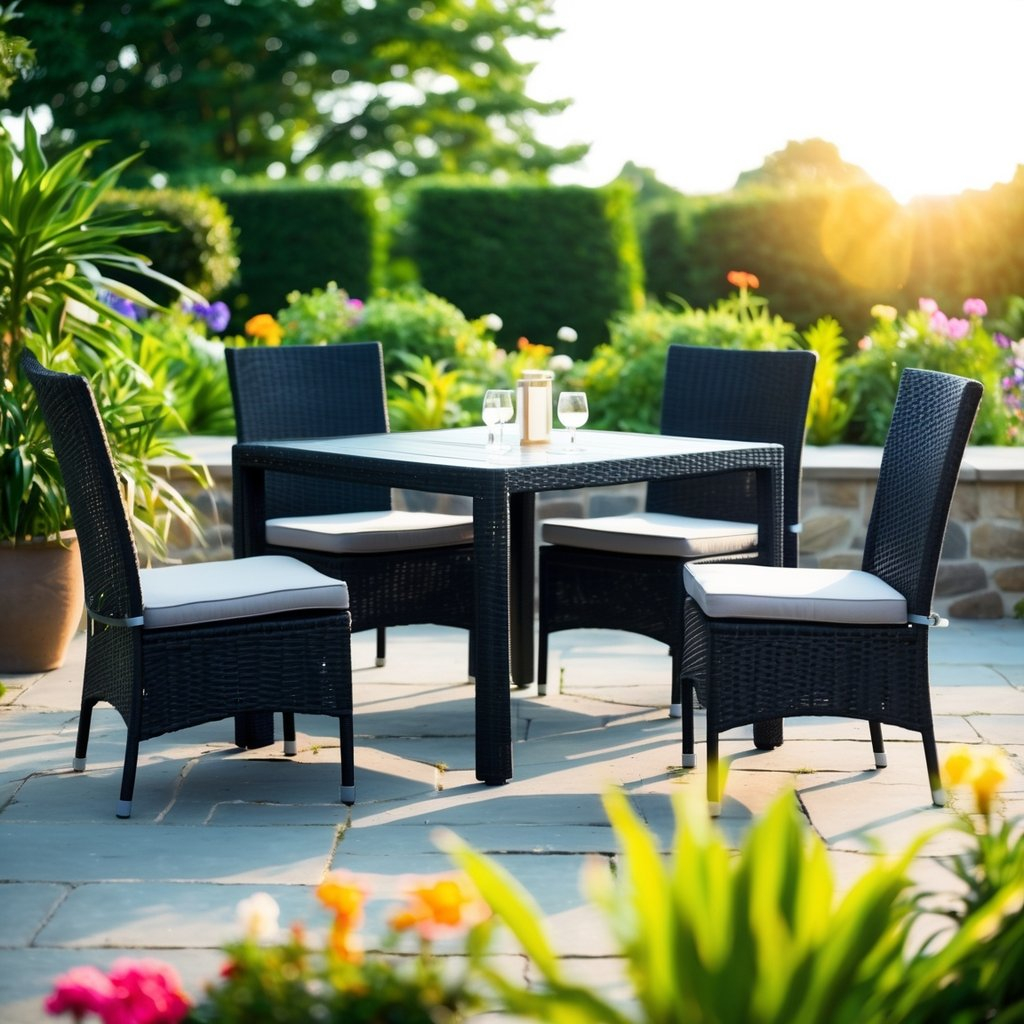 How to Stop Your Black Patio Furniture from Fading and Cracking
