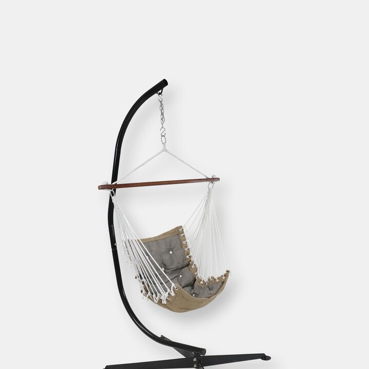 Sunnydaze Decor Tufted Victorian Hammock Swing With Stand - Shopstyle with Understanding the Sunnydaze Tufted Victorian Hammock Chair Swing Maximum Weight Capacity