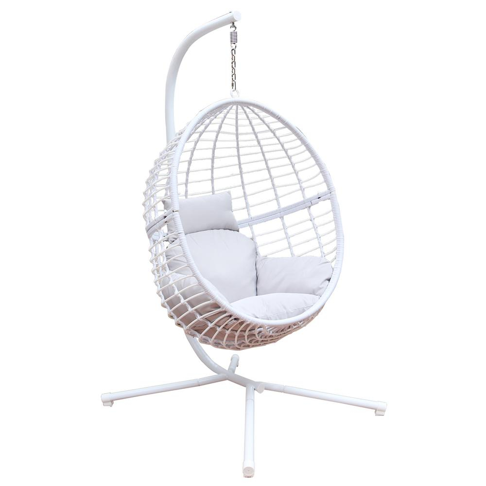 Swing Chair With Stand - Chair Design with White Hide Outdoor Patio Swing Chair Without Stand