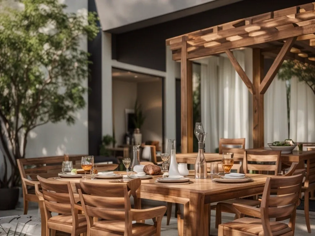 Acacia Wood For Outdoor Furniture: Durability, Maintenance, And ... regarding Petes Outdoor Acacia Wood Hanging Porch Swing, Teak