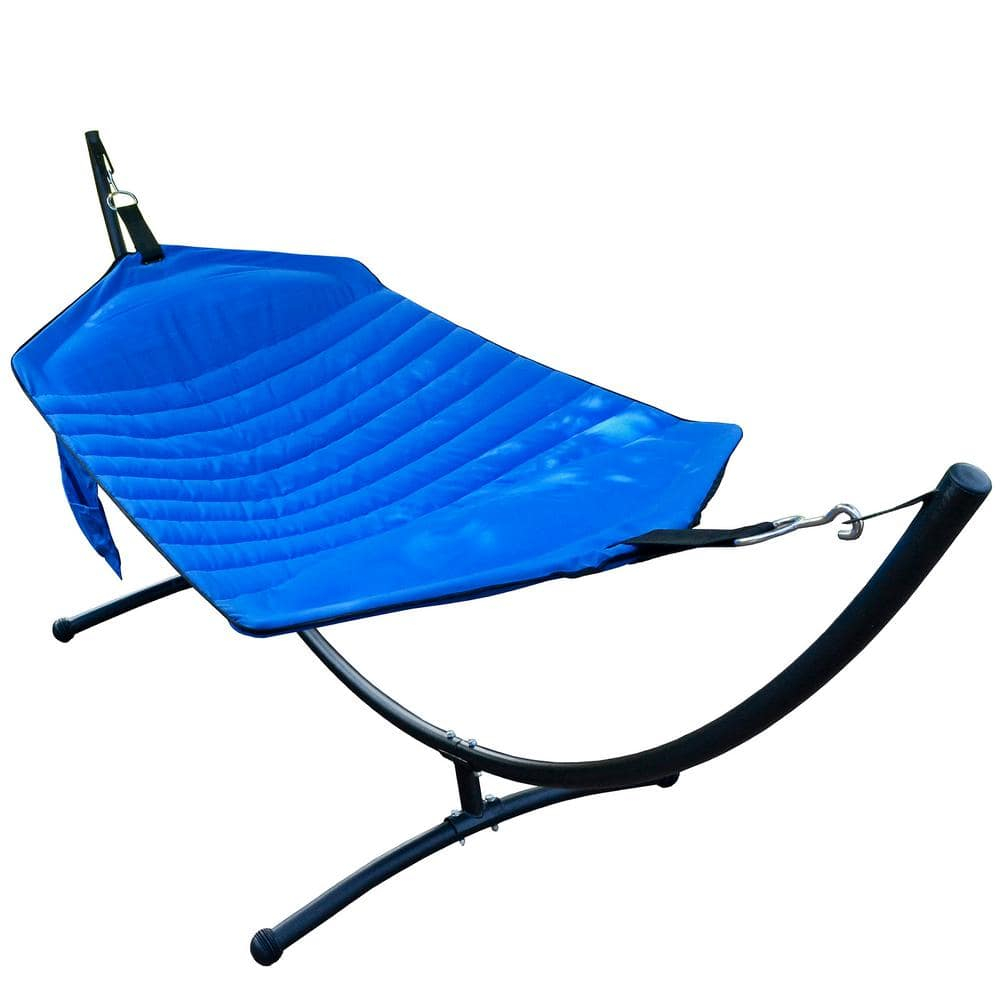 Algoma Padded Olefin Fabric Hammock And Steel Arc Stand 6285Bl - The ... intended for Padded Olefin Fabric Hammock And Steel Arc Stand Combination