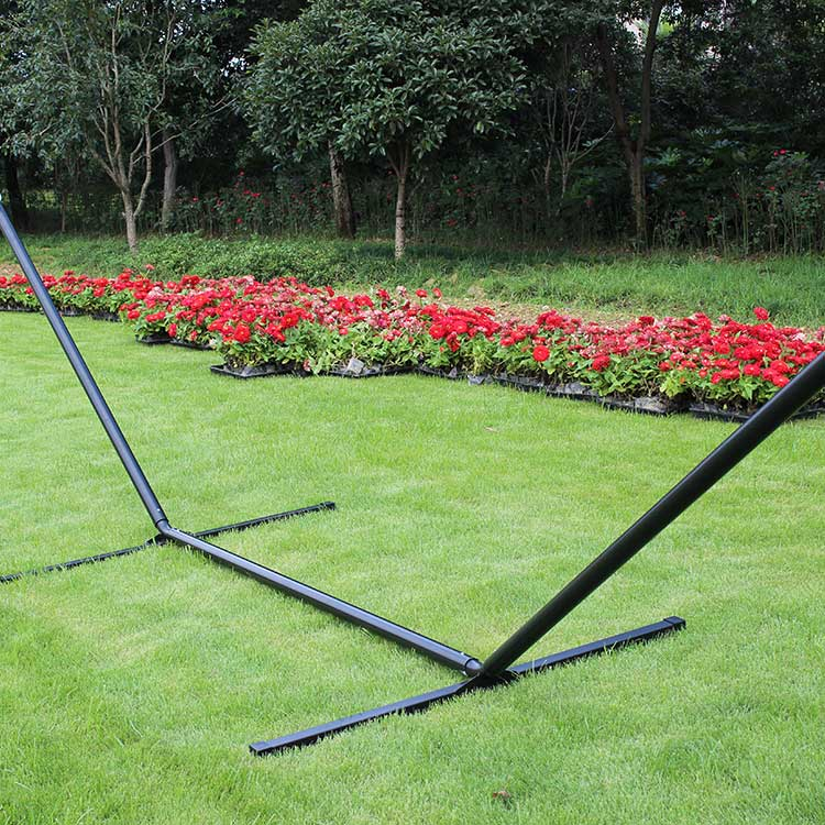 China Arc Steel Hammock Stand Manufacturer & Supplier - Yingmin Outdoor pertaining to Padded Olefin Fabric Hammock And Steel Arc Stand Combination
