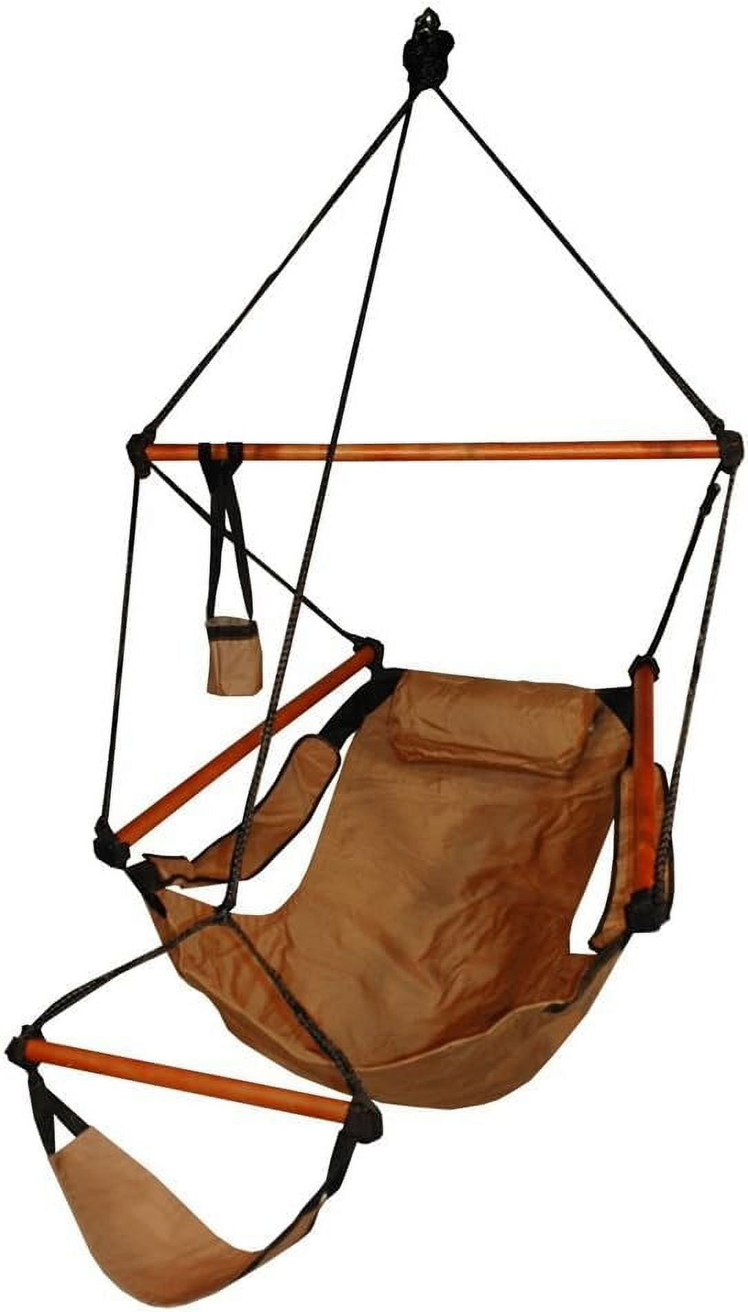 Hammaka Hanging Hammock Air Chair, Wooden Dowels, Tan - Walmart.com intended for Understanding the Hammaka Summit Stand and Its Impact on International Relations