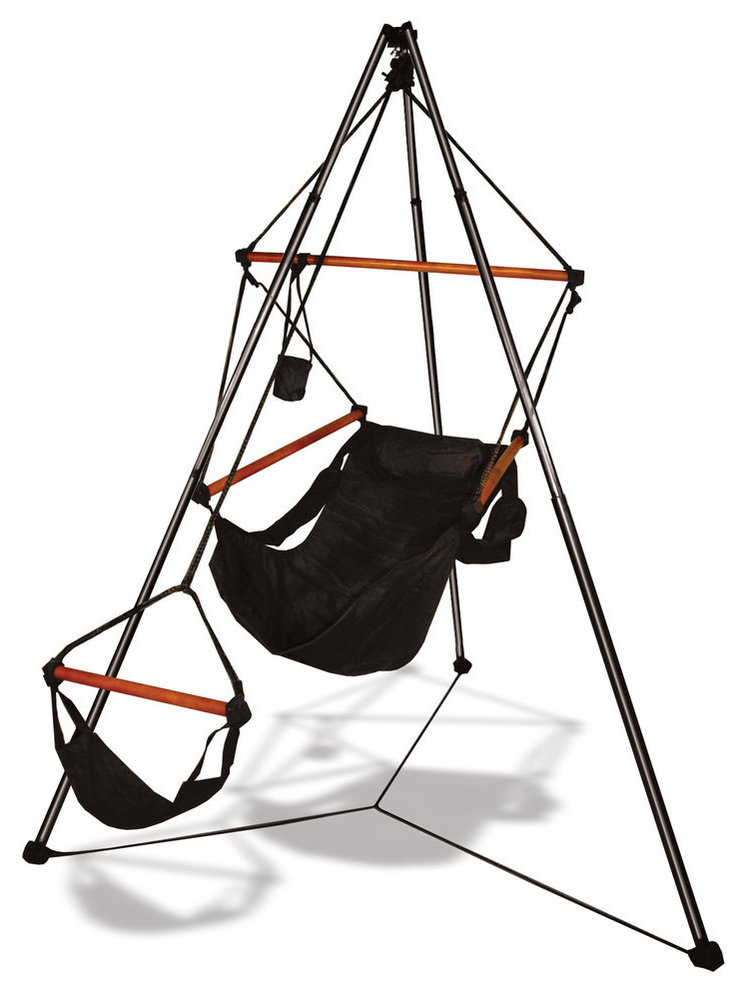 Hammaka Tripod Stand With Midnight Blue Hanging Air Chair Combo ... in Understanding the Hammaka Summit Stand and Its Impact on International Relations