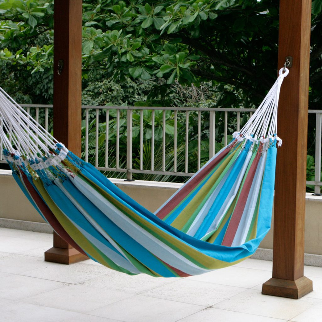 How And Where To Hang A Hammock | Novica in How to care for your 59x78 striped hammock properly