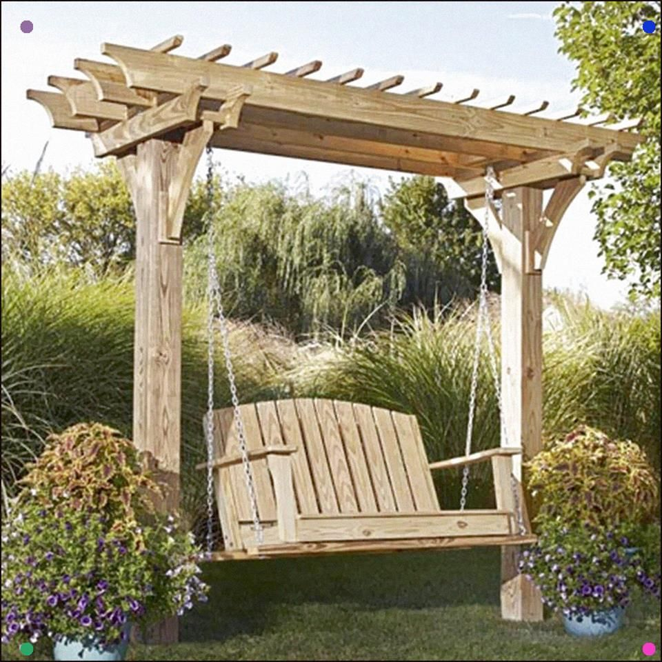 How to Design a Cozy Backyard Retreat with a Red Arbor Swing
