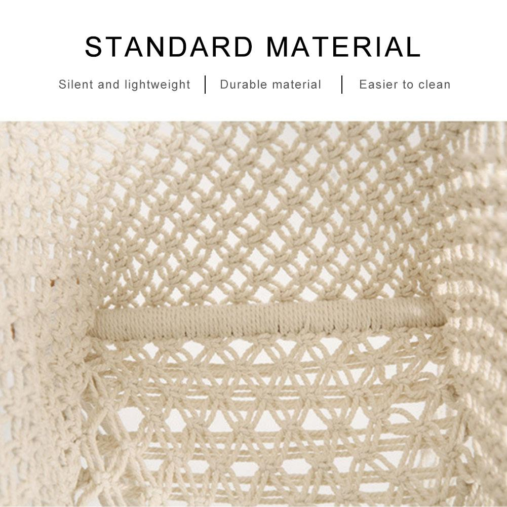Nordic Cotton Rope Woven Swing Hanging Chair Hangi... – Grandado in Understanding the Durability and Care of Hanging Cotton Rope Chair Upholstery