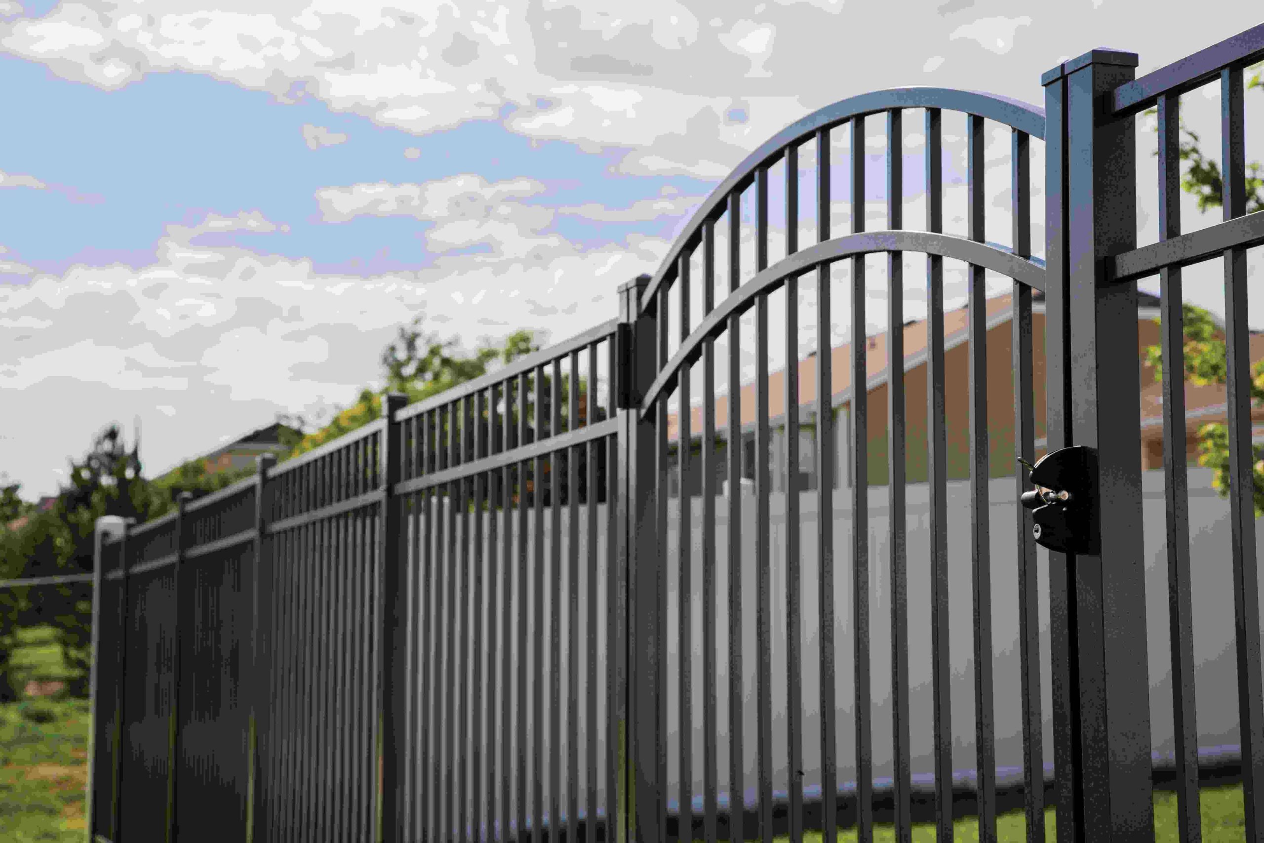 Ornamental Metal Fence Installation Company in Vidaxl Fence Gate Metal Fence Post Patio Garden Gate Steel 120.5"X59.1" Green
