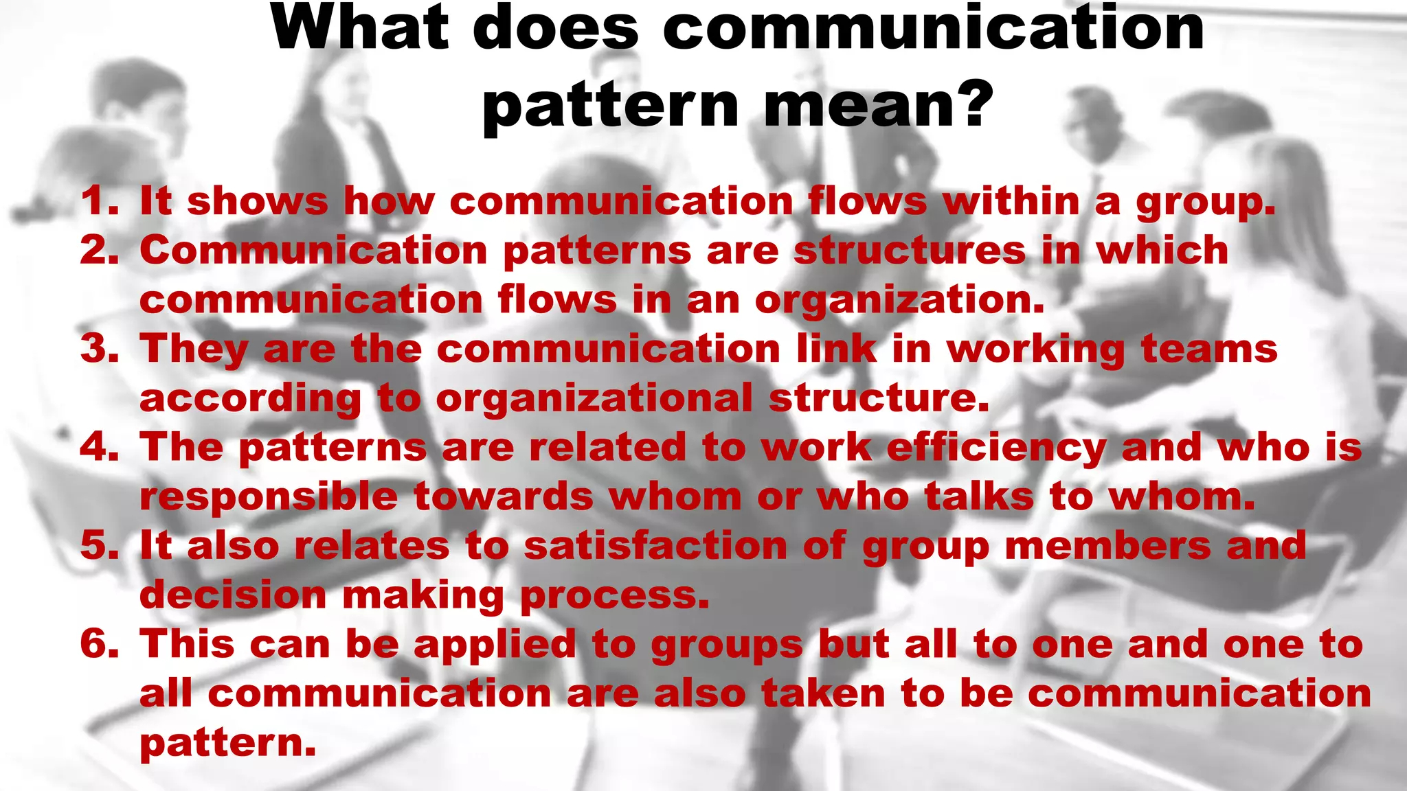 Patterns Of Communication Pptx | Pptx inside Nicamaka Couples - Ecru