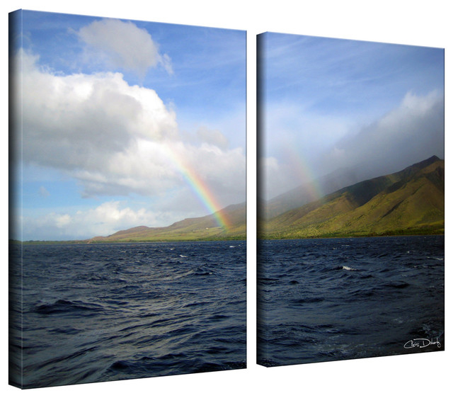 Ready2Hangart Christopher Doherty 'Over The Rainbow Ii' 2-Piece Canvas ... with Ready2Hangart Christopher Doherty Photography 'Hammock' 3-Pc Acrylic Art Set