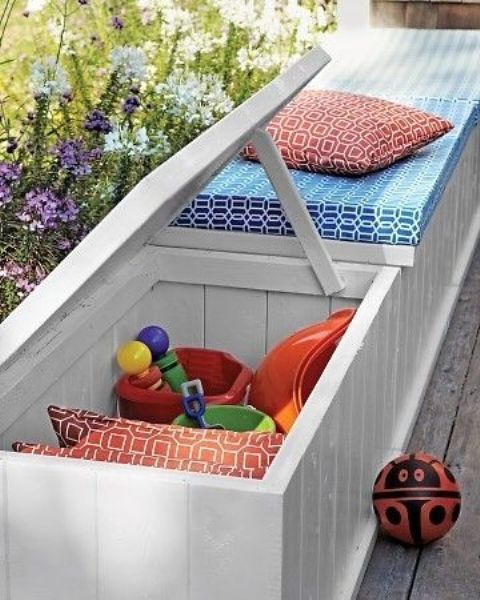 Smart Outdoor Furniture Ideas With Storage Solutions | My Desired Home for Hide Outdoor Patio Swing Chair Without Stand, White