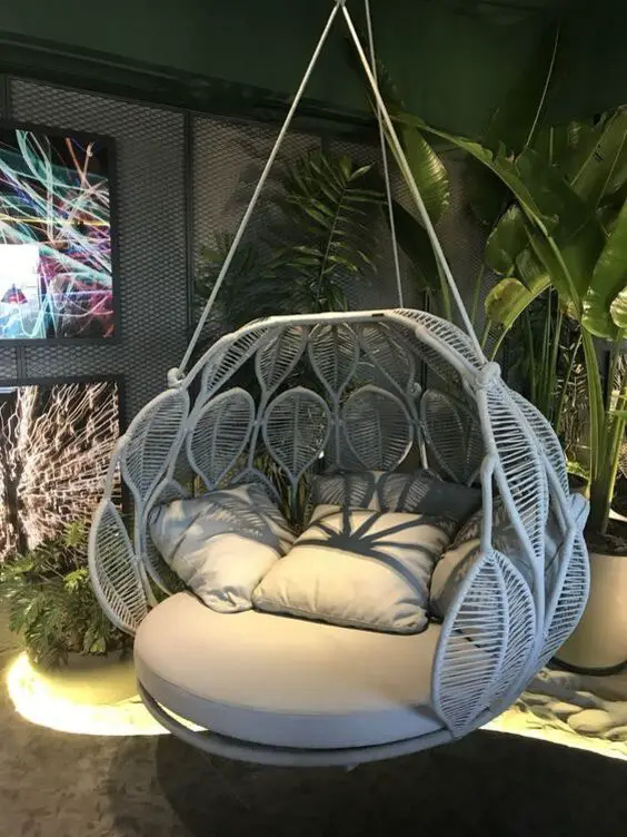 Stylish Outdoor Swing Chairs For Elegant Patio & Garden Makeovers ... with regard to Exploring the Versatility of Standless Outdoor Swing Chair Designs