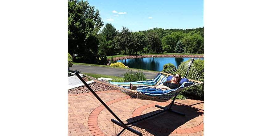 Sunnydaze Rope Hammock With 12-Ft Stand with Exploring the Benefits of Using a Sunnydaze Rope Hammock for Relaxation